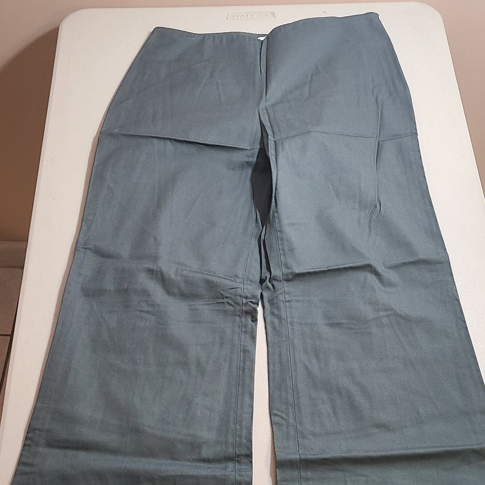Valentino Roma Women Pants 42 6 Chic Vintage MSRP $1500 Dark Green